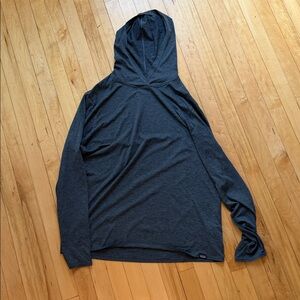 Patagonia Heather Gray Performance Hoodie